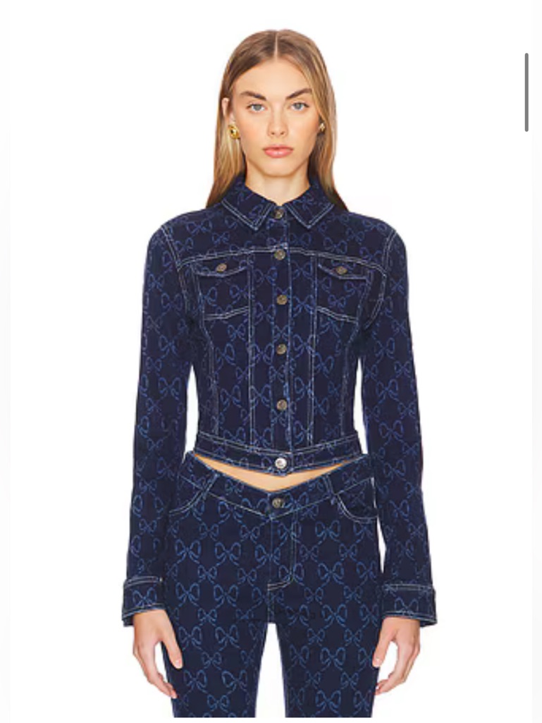 Nwt Loba Tulipania Jacket And Pants Set With Bow Print